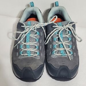 Merrell Zeolite Waterproof Womebs Hikung Trail Shoe Castle Rock Lagoon Size 9